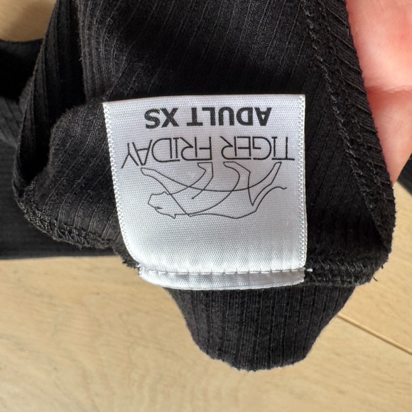 Tiger Friday Black Ribbed pullover - Picture 3 of 3